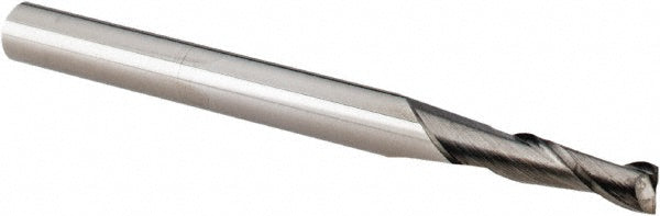 Accupro 36099737 Square End Mill 3/32'' Dia, 5/16'' LOC, 1/8'' Shank Dia, 1-1/2'' OAL, 2 Flutes, Solid Carbide