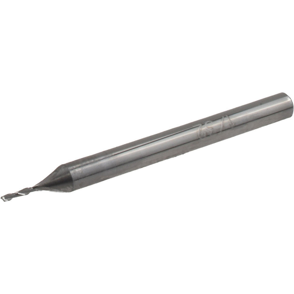 Accupro 36099745 Square End Mill 1/32'' Dia, 1/8'' LOC, 1/8'' Shank Dia, 1-1/2'' OAL, 2 Flutes, Solid Carbide
