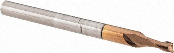 Accupro 36099836 Square End Mill 5/64'' Dia, 5/32'' LOC, 1/8'' Shank Dia, 1-1/2'' OAL, 2 Flutes, Solid Carbide