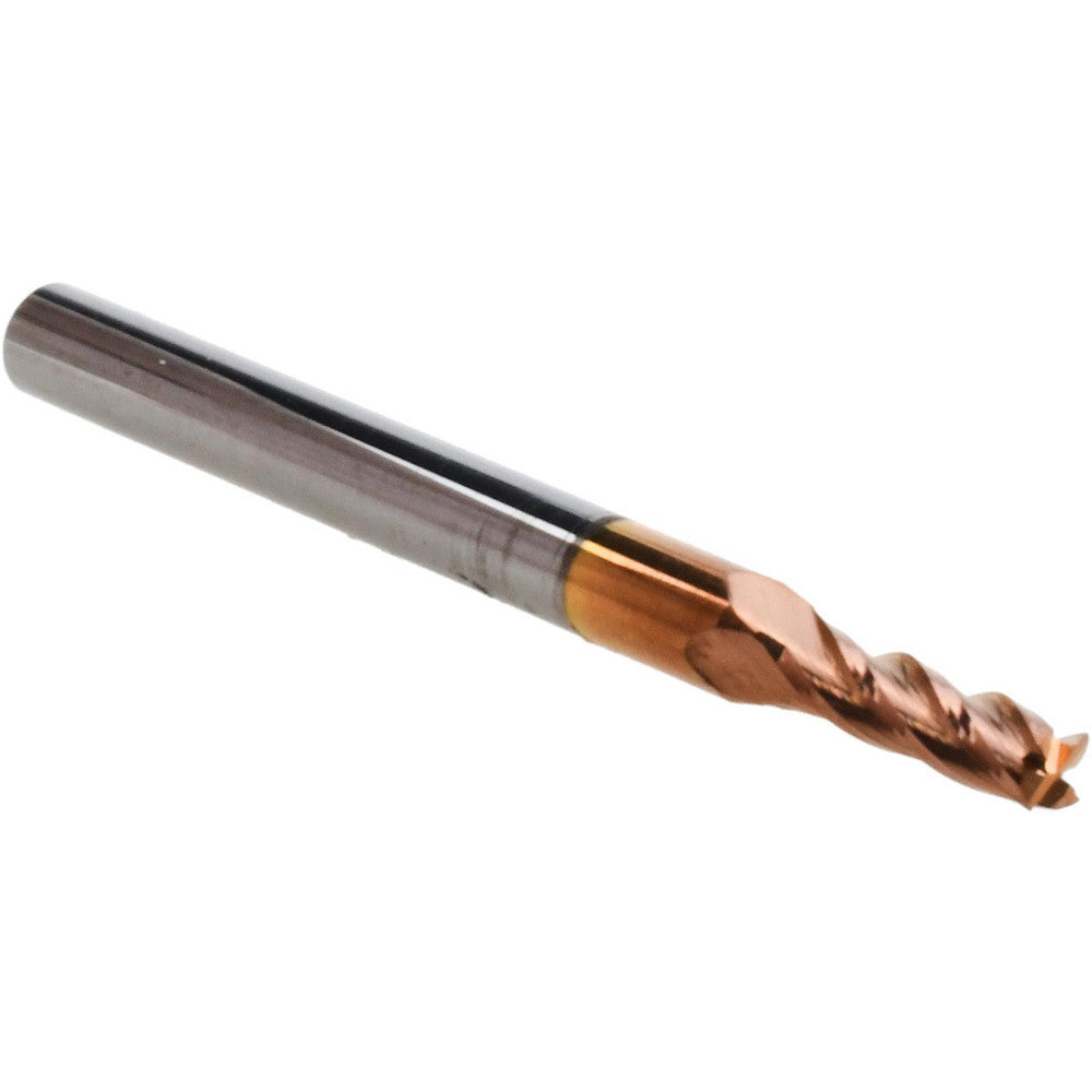 Accupro 36099901 Square End Mill 3/32'' Dia, 5/16'' LOC, 1/8'' Shank Dia, 1-1/2'' OAL, 4 Flutes, Solid Carbide