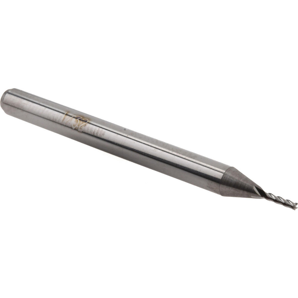 Accupro 36099984 Square End Mill 1/32'' Dia, 1/8'' LOC, 1/8'' Shank Dia, 1-1/2'' OAL, 4 Flutes, Solid Carbide