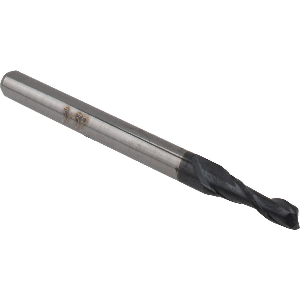 Accupro 36100139 Square End Mill 3/32'' Dia, 5/16'' LOC, 1/8'' Shank Dia, 1-1/2'' OAL, 2 Flutes, Solid Carbide