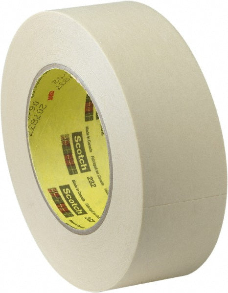 3M 7000124031 Masking Tape 36 mm Wide, 60 yd Long, 6.3 mil Thick, Tan