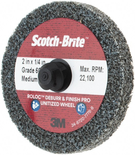 3M 7100081367 Deburring Wheel  2" Dia,  1/4" Face Width,  Density 6 N/A Precision Shaped Ceramic