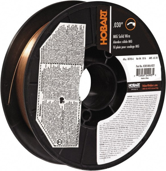 Hobart Welding Products H305406-R22 MIG Solid Welding Wire 0.03" Dia