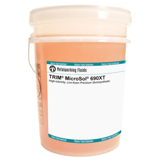 Master Fluid Solutions MS690XT-5G TRIM® MicroSol® 690XT, High-Lubricity, Low-Foam Premium Semisynthetic, 5 gal Pail
