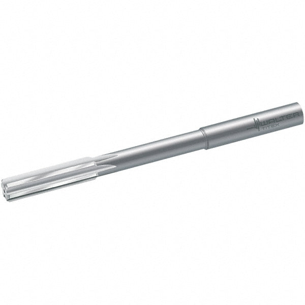 Walter-Titex 6250203 Chucking Reamer 10 mm Dia, 133 mm OAL, 38 mm Flute Length, Straight Flute, Straight-Cylindrical Shank, Solid Carbide