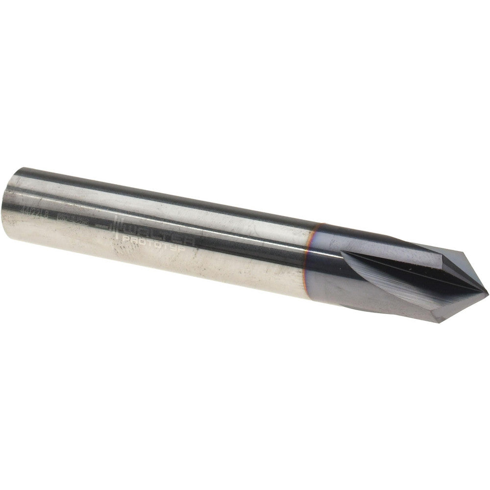Walter-Prototyp 5543809 Chamfer Mill 1.5 mm Dia, 4 Flutes, Solid Carbide
