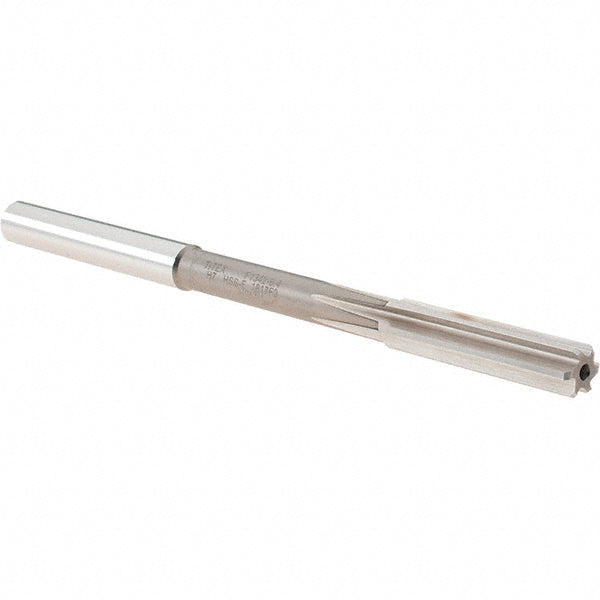 Walter-Titex 5071778 Chucking Reamer 6.40 mm Dia, 101 mm OAL, 28 mm Flute Length, Straight Flute, Straight-Cylindrical Shank, Cobalt Steel