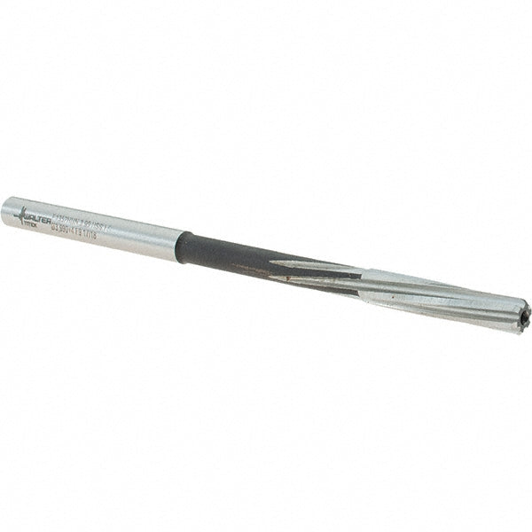 Walter-Titex 5072441 Chucking Reamer 3.99 mm Dia, 75 mm OAL, 19 mm Flute Length, Spiral Flute, Straight-Cylindrical Shank, Cobalt Steel