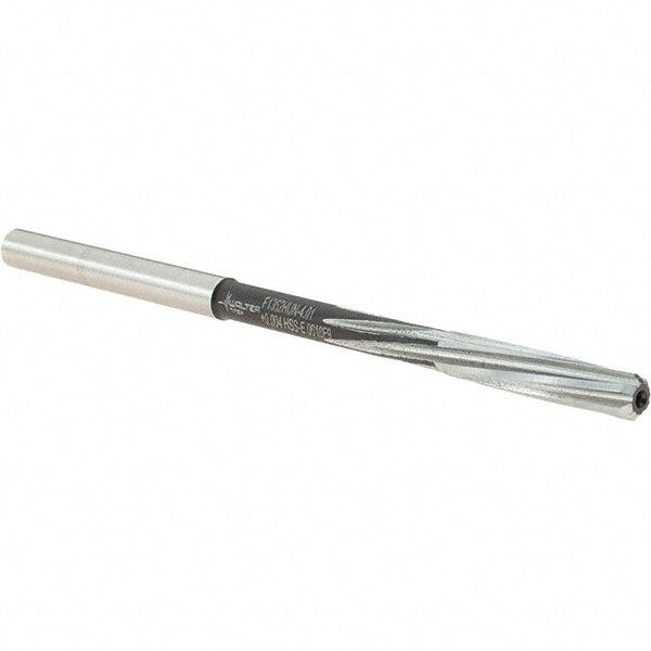 Walter-Titex 5072443 Chucking Reamer 4.01 mm Dia, 75 mm OAL, 19 mm Flute Length, Spiral Flute, Straight-Cylindrical Shank, Cobalt Steel