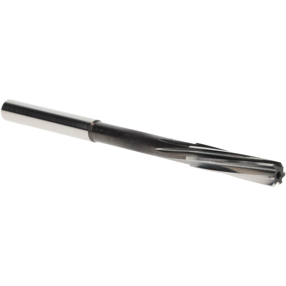 Walter-Titex 5072717 Chucking Reamer 6.37 mm Dia, 101 mm OAL, 28 mm Flute Length, Spiral Flute, Straight-Cylindrical Shank, Cobalt Steel