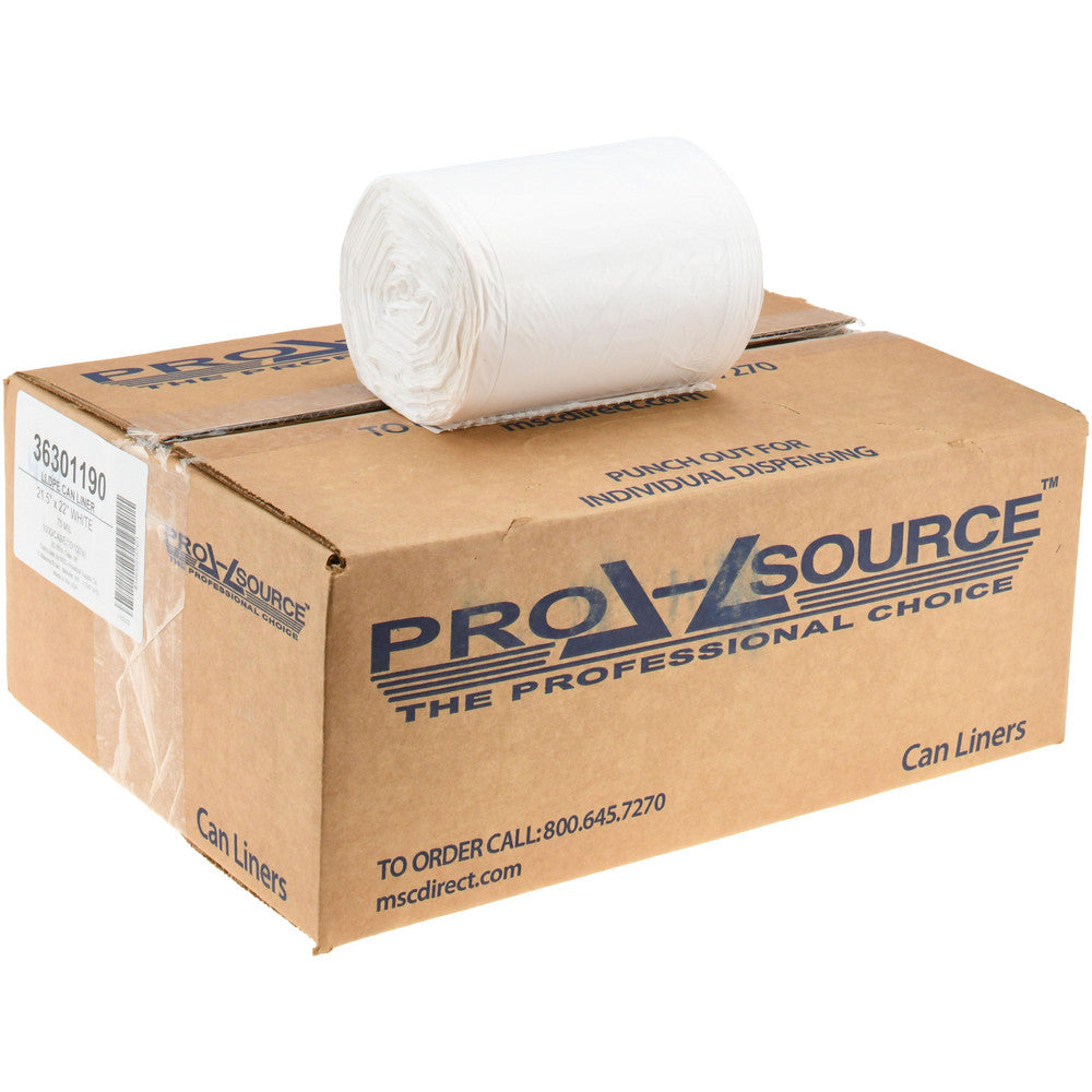 Pro-Source PSRST2152275W Trash Bags 7 gal, 0.75 mil, 1,000 Pack