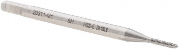 Walter-Prototyp 5076106 M1x0.25 Modified Bottoming RH 6H Bright Cobalt 3-Flute Straight Flute Machine Tap