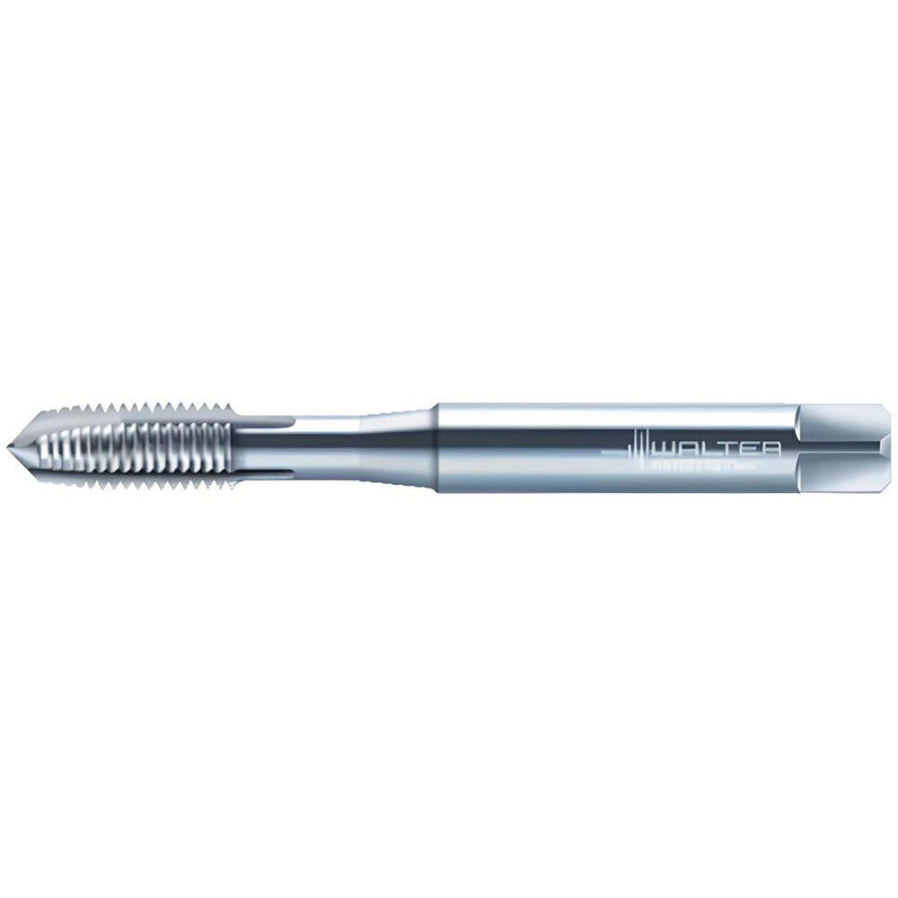 Walter-Prototyp 6159833 Spiral Point Tap M1.2x0.25 Metric, 2 Flutes, Plug Chamfer, 6H Class of Fit, High-Speed Steel-E, Bright/Uncoated