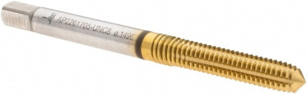 Walter-Prototyp 5934680 Thread Forming Tap #8-32 UNC, 2B Class of Fit, Modified Bottoming, Cobalt, TiN Coated