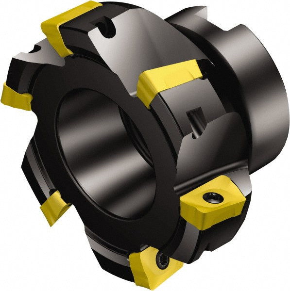 Sandvik Coromant 5740257 4" Cut Dia, 1-1/2" Arbor Hole Dia, 15.4mm Max Depth, Indexable Square-Shoulder Face Mill