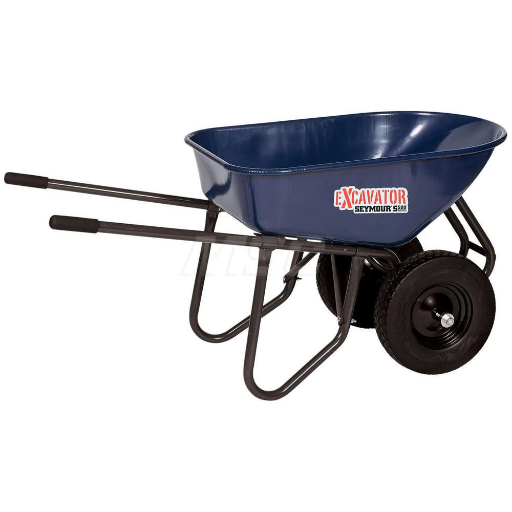 Seymour Midwest LLC 85733 Wheelbarrow 500 lb Capacity, 15" Flat-Free Wheel Wheel