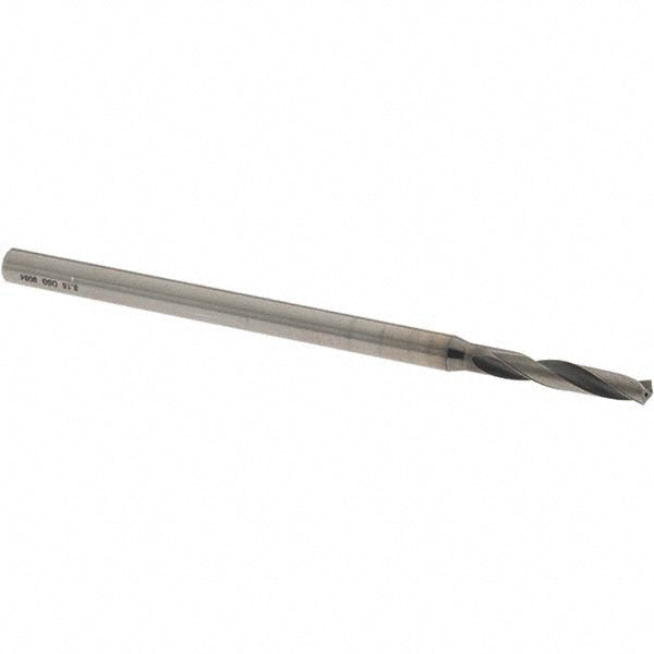 OSG 8665315 Screw Machine Length Drill Bit 3.15 mm (0.1240) Dia, 140 deg, Solid Carbide