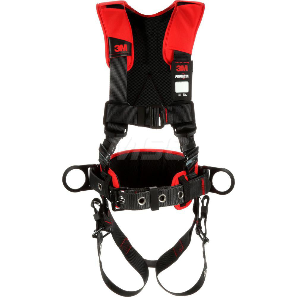 DBI-SALA 7100232012 Fall Protection Harnesses 420 Lb, Construction Style, Size Medium & Large, For Positioning, Polyester, Back & Side
