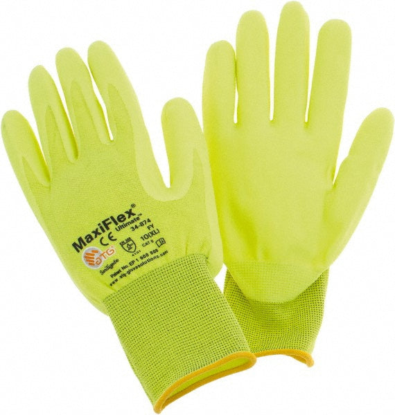 ATG 34-874FY/XL Nylon/Lycra/Nitrile Work Gloves