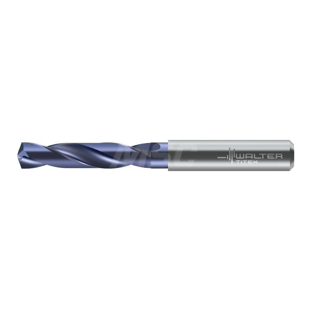 Walter-Titex 6618086 Screw Machine Length Drill Bit 13/64" (0.2031) Dia, 140 deg, Solid Carbide