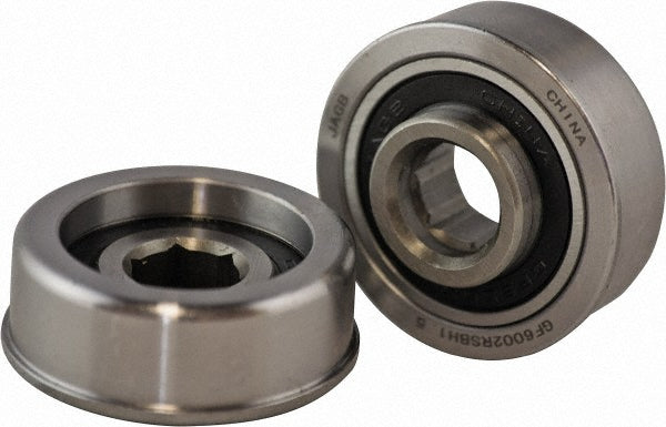 USDI CBSF1.5X7/16 1 Row, 1-1/2" OD, 7/16" Hex Double Shield Conveyor Roller Bearing