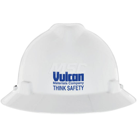 MSA 475369-BL7278 Hard Hat Full Brim, Type I, Class E, 4-Point Suspension