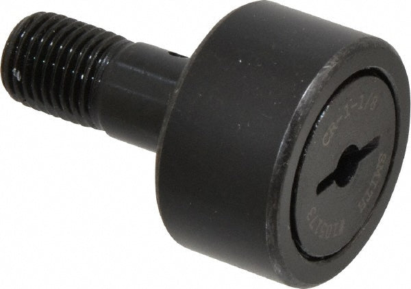 Accurate Bushing CR-1-1/8 Plain Cam Follower 0.625" Roller Width, 0.4375" Stud Dia, 1" Stud Length