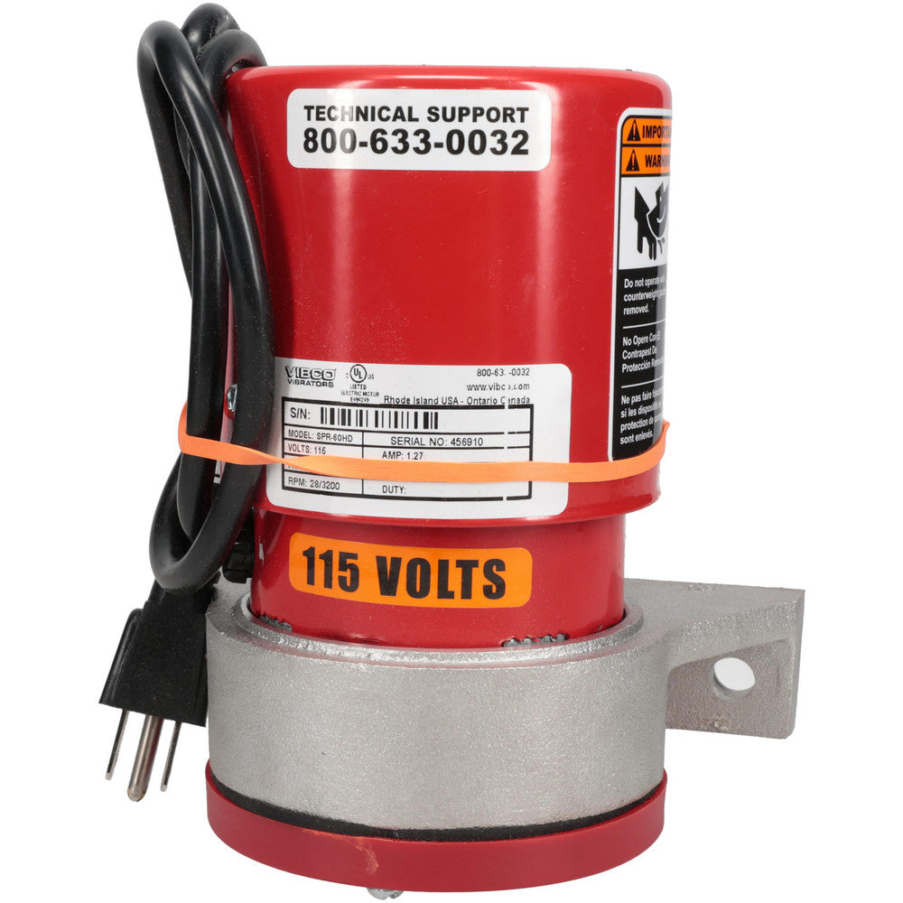 Vibco SPR-60HD 1 Phase, 1.5 Amp, 115 Volt, 7-1/2" Long, Electric Vibrators