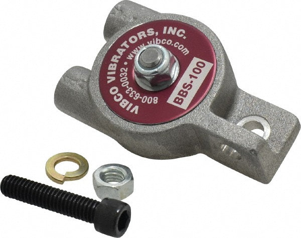 Vibco BBS-100AL 20 Lb. Force, 3-1/2 Cubic Feet per Minute, 12,000 RPM, 66 Decibel, Pneumatic Vibrator