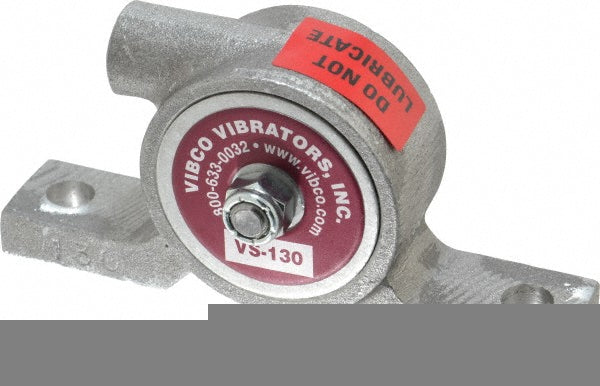 Vibco VS-130AL 75 Lb. Force, 5-1/2 Cubic Feet per Minute, 10,500 RPM, 67 Decibel, Pneumatic Vibrator