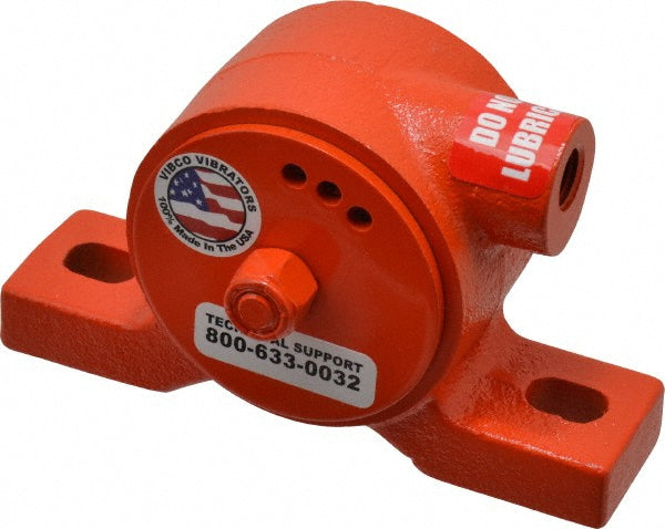 Vibco VS-160CI 160 Lb. Force, 8 Cubic Feet per Minute, 12,000 RPM, 70 Decibel, Pneumatic Vibrator