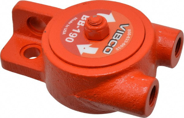 Vibco BB-190CI ,250 Lb. Force, 11 Cubic Feet per Minute, 15,500 RPM, 77 Decibel, Pneumatic Vibrator