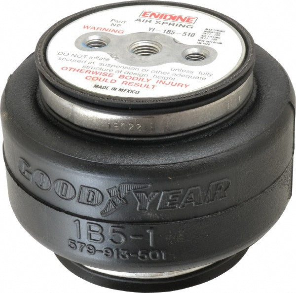 Enidine YI1B5510 100 psi Actuation 530 Lb Ext, 1,620 Lb Compr, 3/8-16 & 3/8-16, 3" Stroke Len, Bellow Single Convolute Air Spring