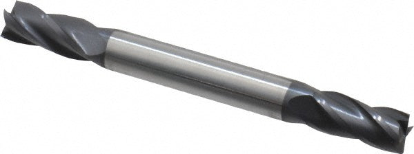 Kyocera SGS Precision Tools 31184 Square End Mill 1/4" Dia, 1/2" LOC, 4 Flute, Solid Carbide