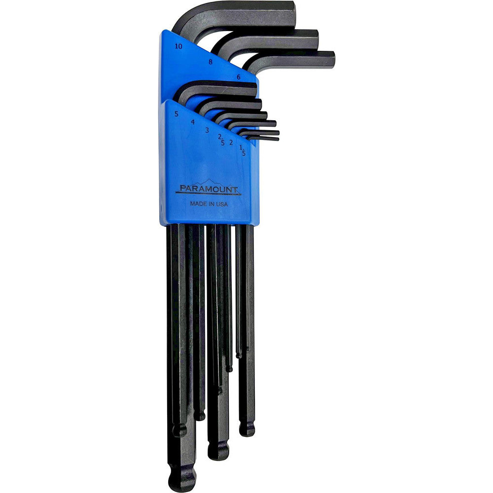 Paramount PAR17599 9 Piece L-Key Ball End Hex Key Set