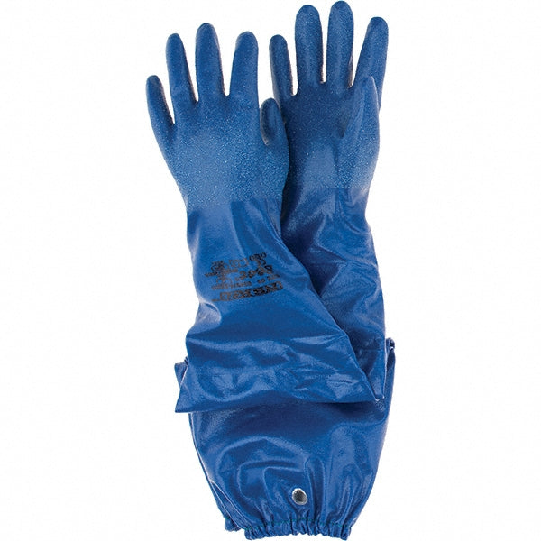 SHOWA NSK26-11 Chemical Resistant Gloves 15 mil Thick, Nitrile