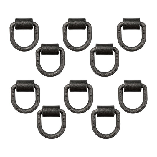 Buyers Products B38WPKGD10 D-Rings Type Bracket Weld-On  Ring Material Forged Carbon Steel  Weight Capacity (Lb.) 4080.00  Ring External Height (Decimal Inch) 3.50  Ring Internal Height (Decimal Inch) 2.50  Ring External Width 3.3800 (Decimal Inch)