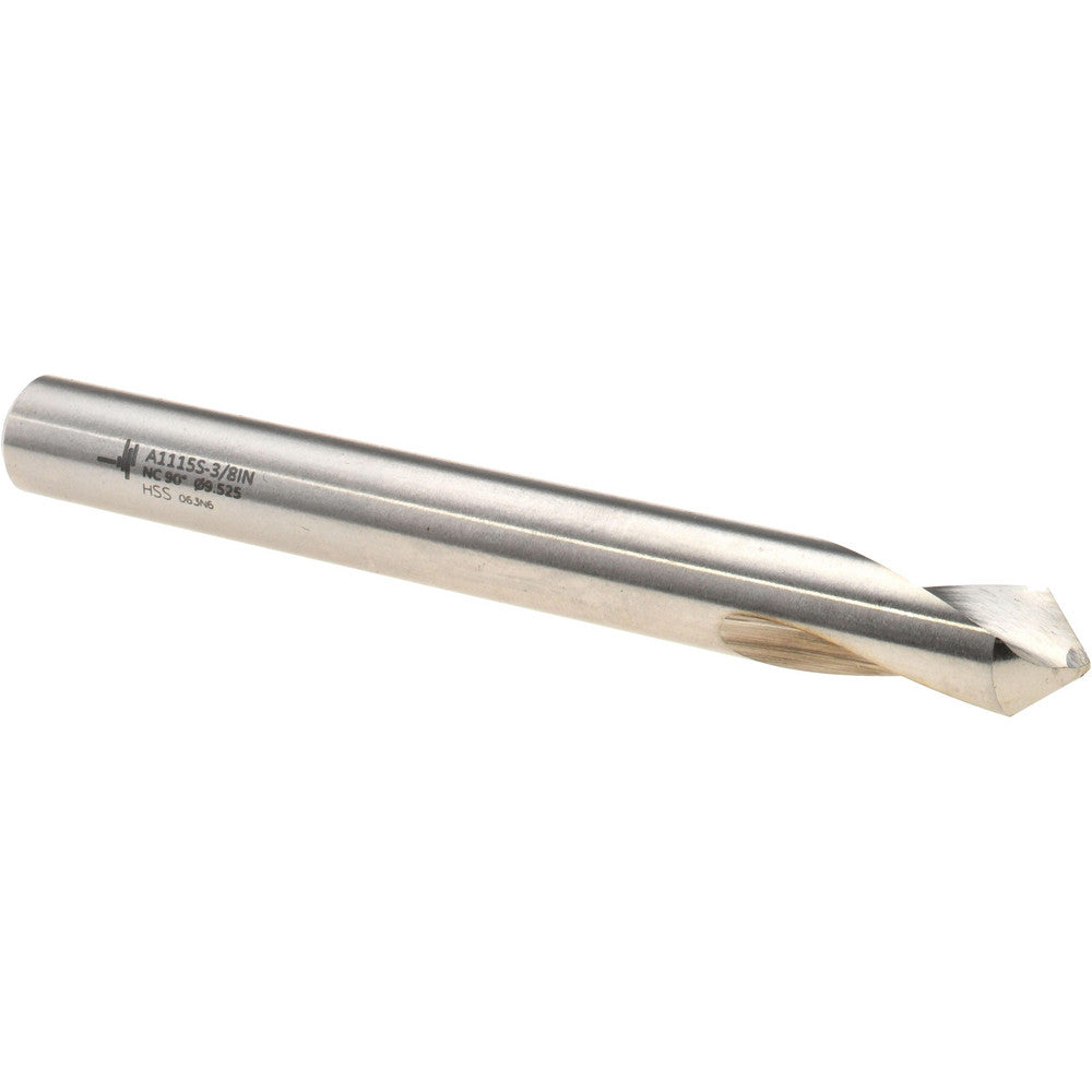 Walter-Titex 5153708 Spotting Drill 3/8" Dia, 90 &deg Point, 3-1/2" OAL, High Speed Steel