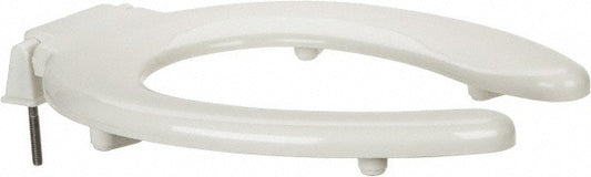 CENTOCO HL500STSCC-001 Toilet Seats Type ADA Handicap Accessible-Open Front w/o Cover Style Elongated Material Polypropylene Color White Outside Width 15 Length 18 in Installations Residential, Commercial, Health Care, Industrial, Institutional PSC Code 4510