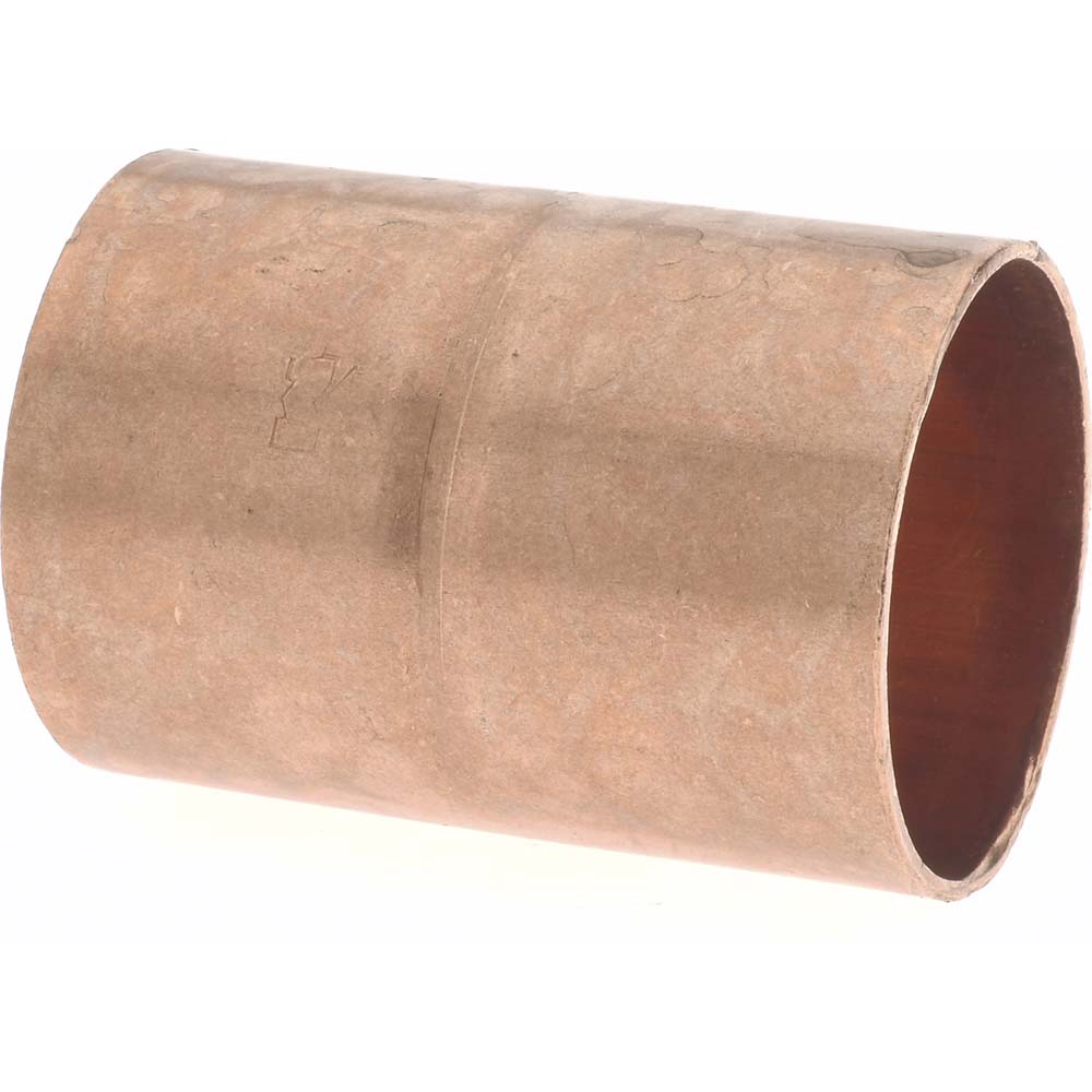 Mueller Industries W 01055 Wrot Copper Pipe Coupling 1-1/4" Fitting, C x C, Solder Joint