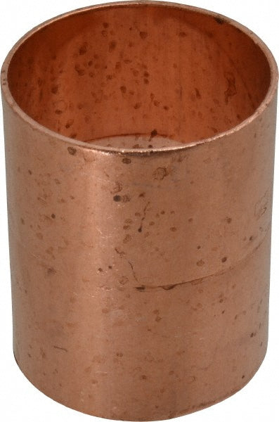Mueller Industries W 01072 Wrot Copper Pipe Coupling 2" Fitting, C x C, Solder Joint