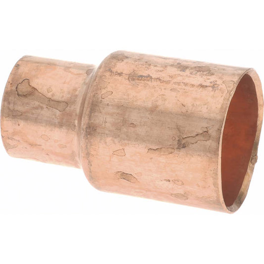 Mueller Industries W 01036 Wrot Copper Pipe Reducer 3/4" x 1/2" Fitting, C x C, Solder Joint