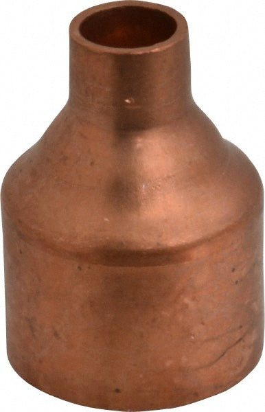 Mueller Industries W 01069 Wrot Copper Pipe Reducer 1-1/2" x 1/2" Fitting, C x C, Solder Joint