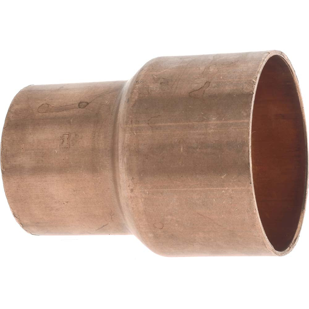 Mueller Industries W 01073 Wrot Copper Pipe Reducer 2" x 1-1/2" Fitting, C x C, Solder Joint