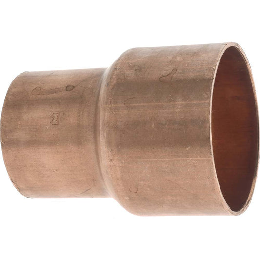 Mueller Industries W 01073 Wrot Copper Pipe Reducer 2" x 1-1/2" Fitting, C x C, Solder Joint