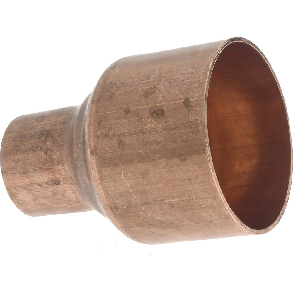 Mueller Industries W 01075 Wrot Copper Pipe Reducer 2" x 1" Fitting, C x C, Solder Joint