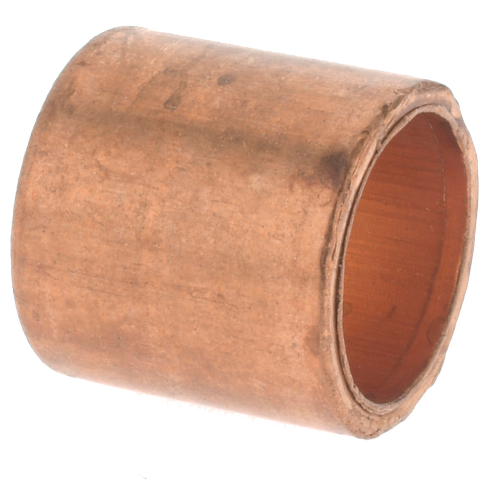 Mueller Industries W 01715 Wrot Copper Pipe Flush Bushing 1/2" x 3/8" Fitting, FTG x C, Solder Joint
