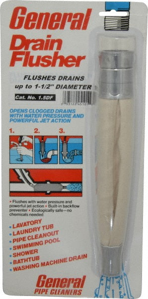 General Pipe Cleaners 1.5DF Water-Pressure Flush Bags For Maximum Pipe Size 1-1/2 (Inch) Material Canvas Canvas  